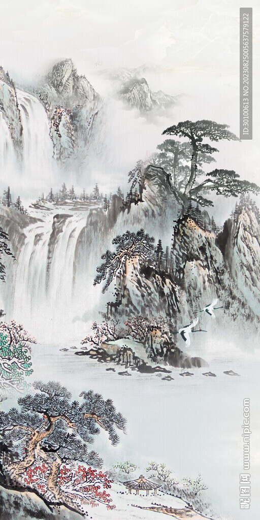 新款 玄关中式新画 TiF分层