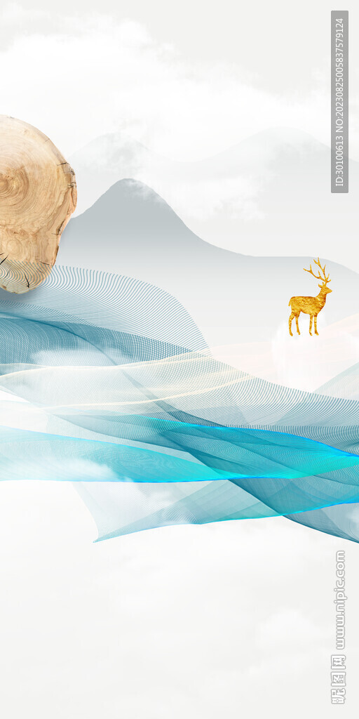 高雅 玄关中式新画 TiF分层