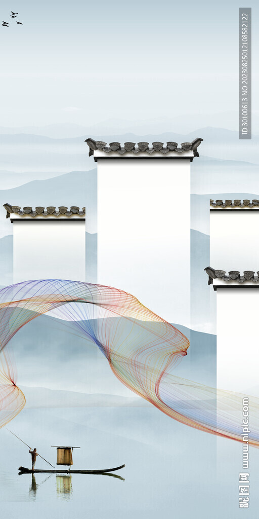 高档 玄关爆款新画 TiF分层