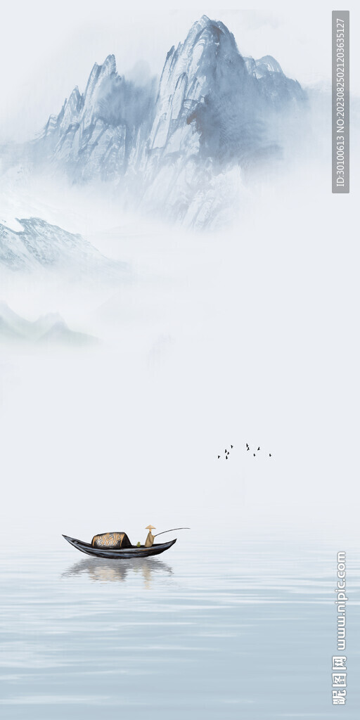 意境 简约玄关新画 Tif分层