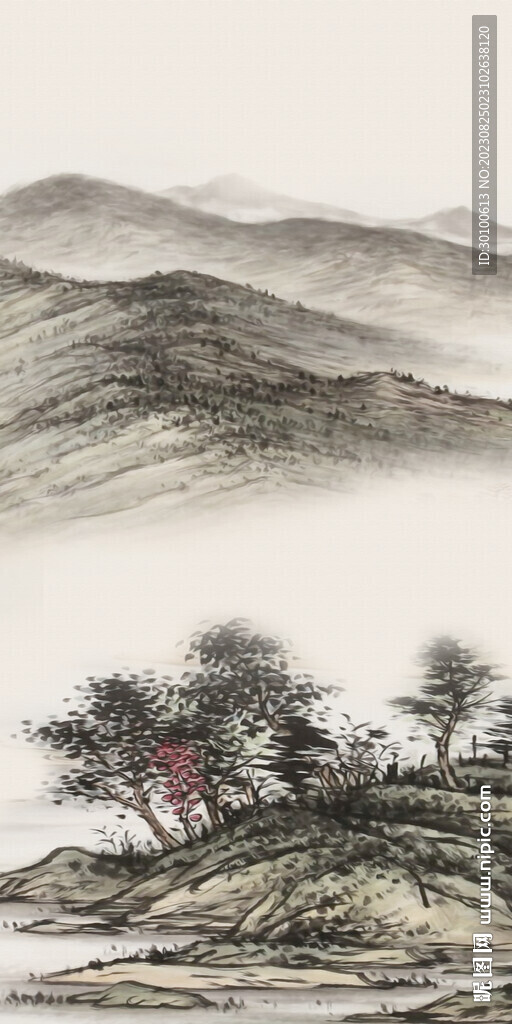 古风 中式新玄关画 Tif分层