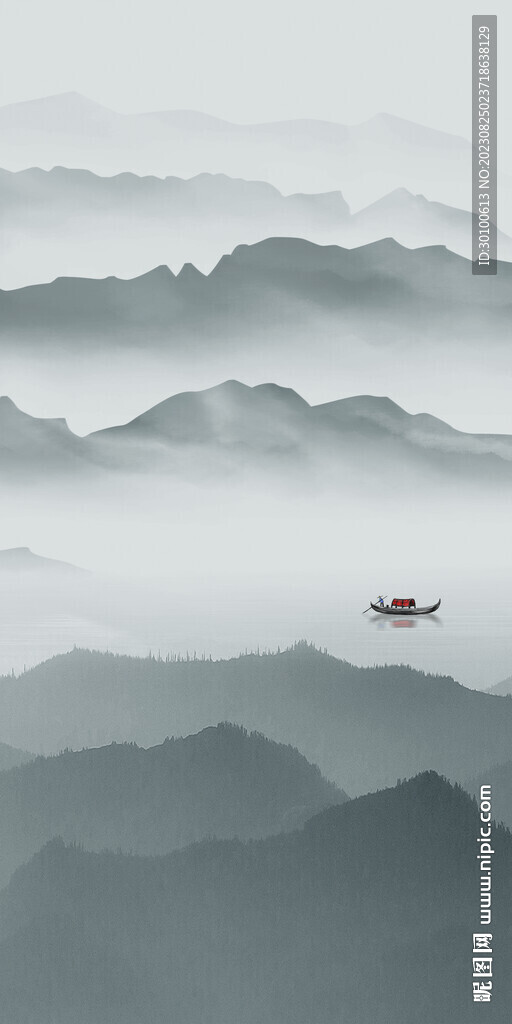 简约 中式新玄关画 Tif分层