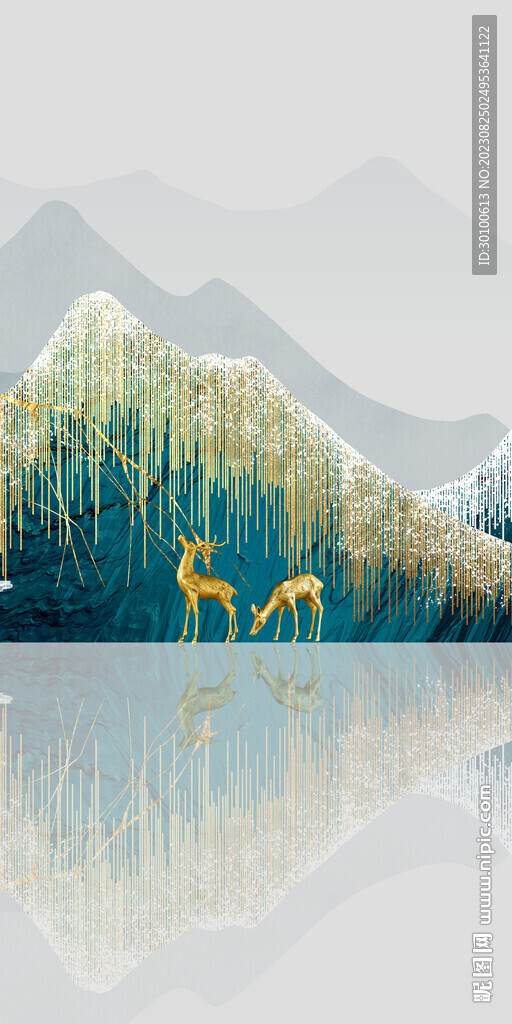 爆款 清晰新玄关画 Tif分层