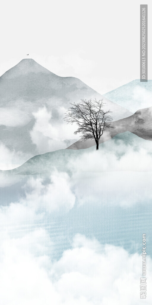 人气 清晰新玄关画 Tif分层