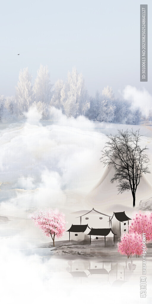 大气 清晰新玄关画 Tif分层