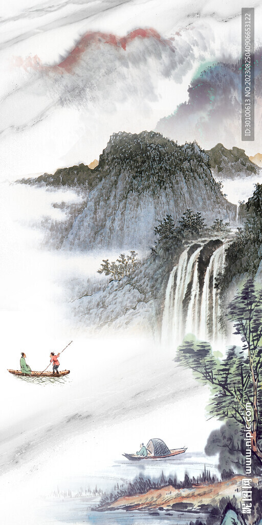 高档 清晰新玄关画 tif分层