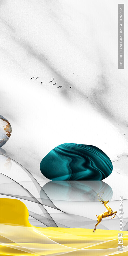 简约 清晰新玄关画 tif分层