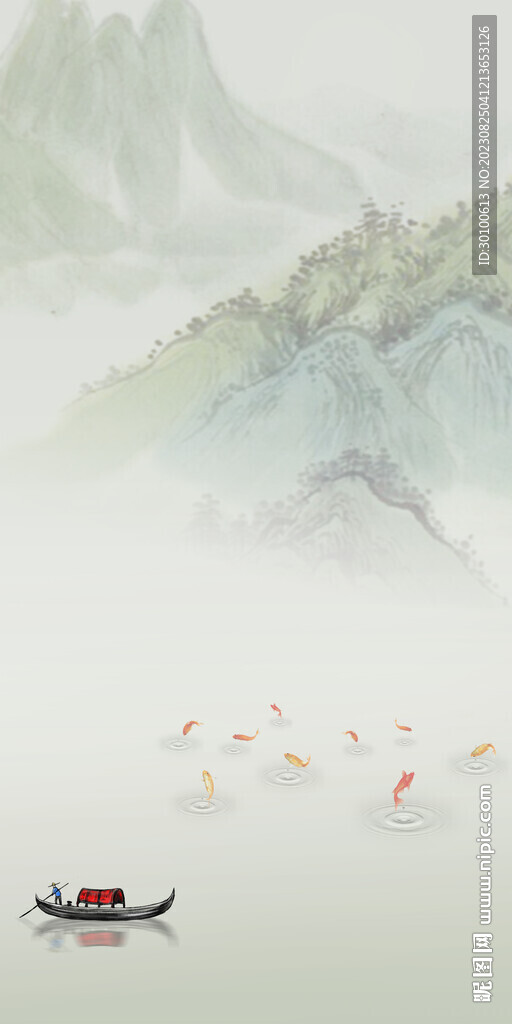 人气 清晰新玄关画 tif分层