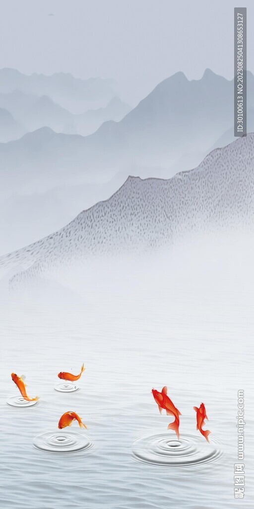 大气 清晰新玄关画 tif分层