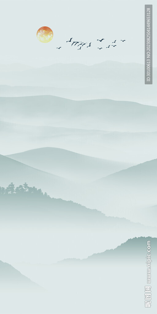 人气 简约新玄关画 tif分层