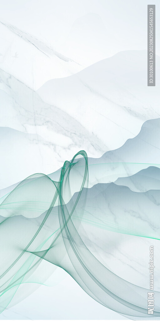 中式 现代新玄关画 tif分层