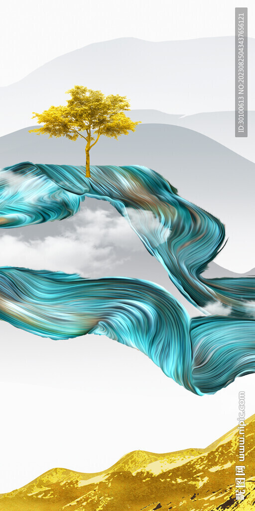 清晰 大气轻奢玄关 Tif分层