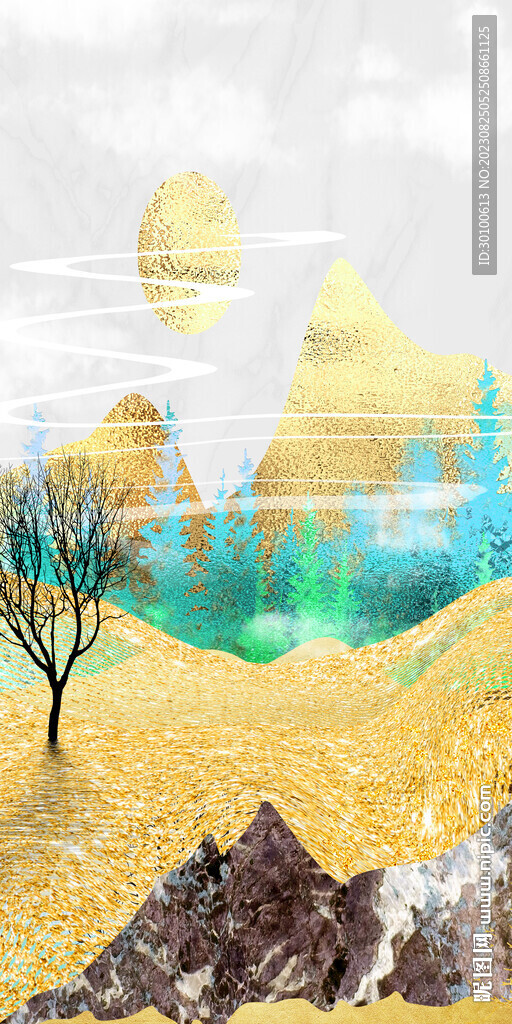 人气 高清轻奢玄关 Tif分层