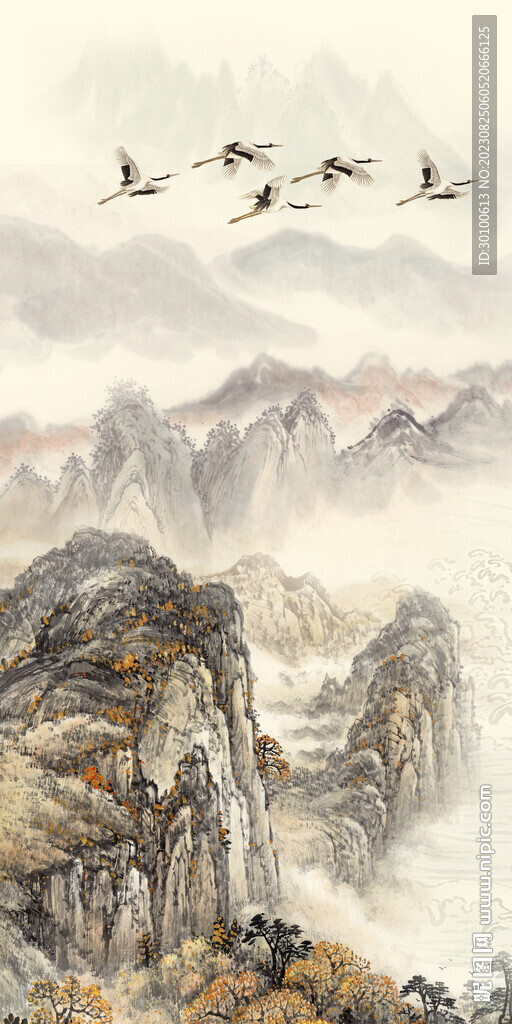 人气 中式清晰玄关 Tif分层