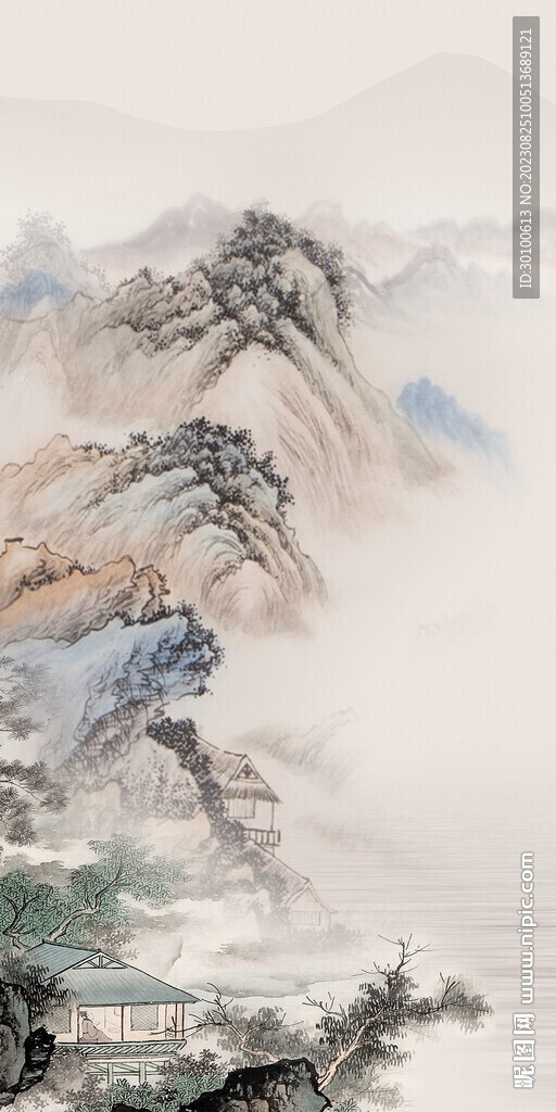 古风 简约高档玄关 TiF分层