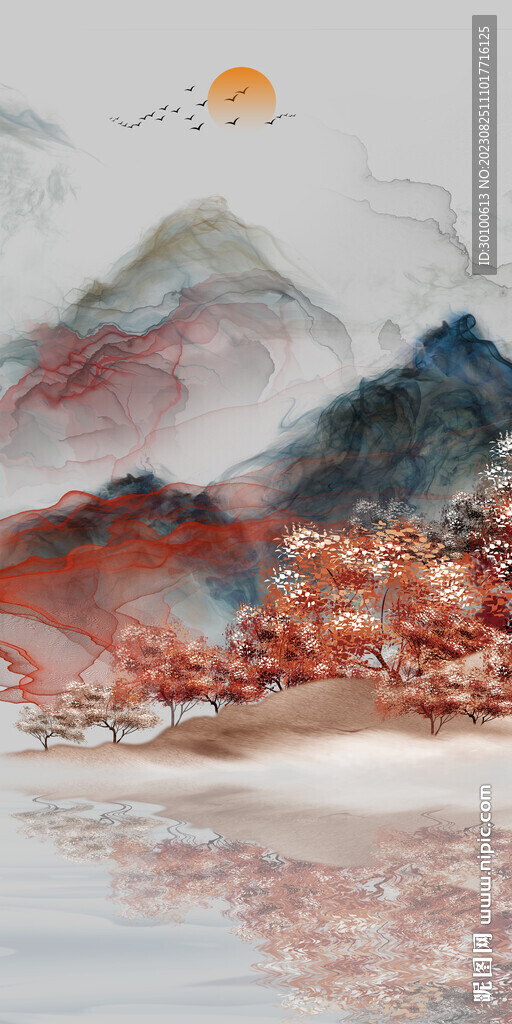 高端 高档清晰玄关 TIF分层