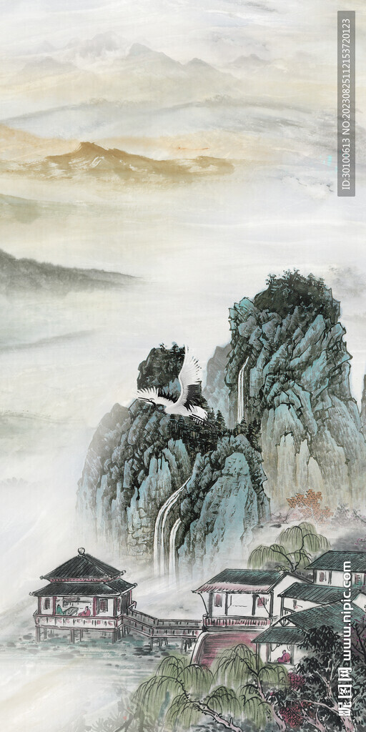 高端 人气清晰玄关 TIF分层