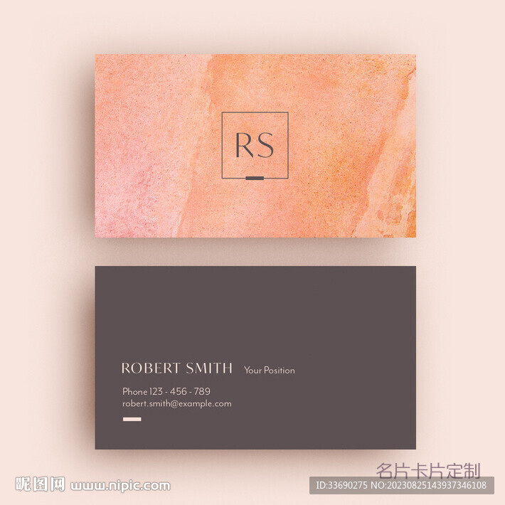 时尚美容美甲美睫美妆饰品名片