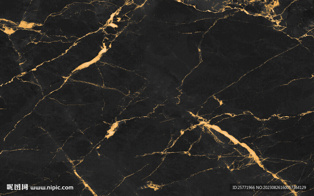 黑金大理石瓷砖金色石纹背景墙