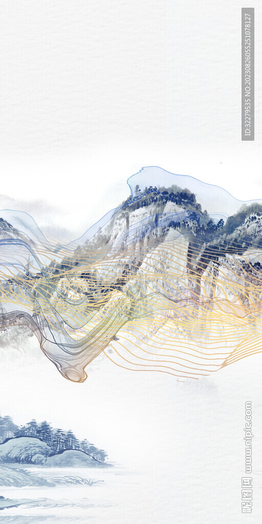 大气 玄关新高档画 TiF分层