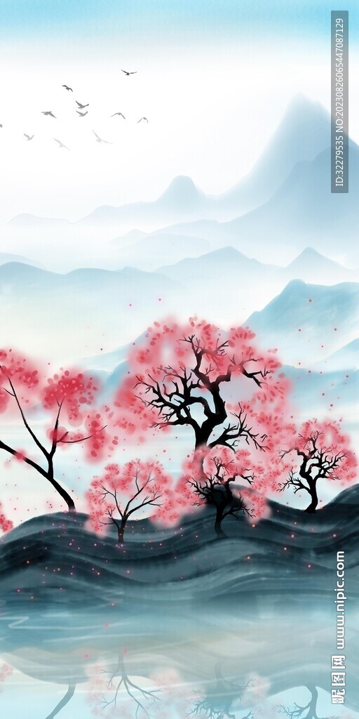 新品 玄关意境新画 Tif分层