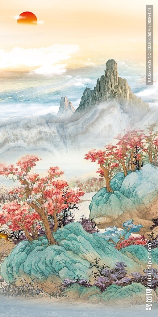 新款 玄关意境新画 Tif分层