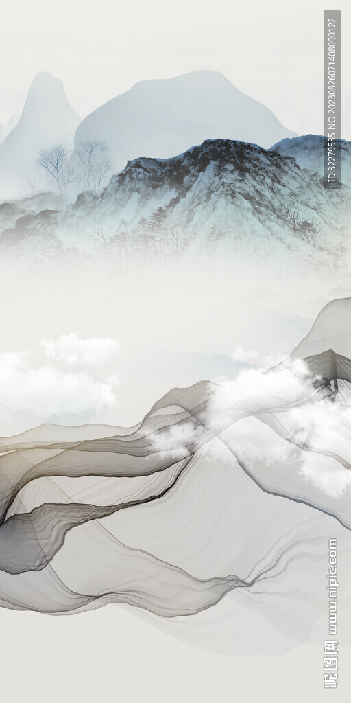 大气 玄关高雅新画 Tif分层