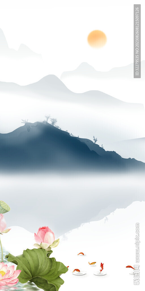 奢雅 玄关中式新画 Tif分层