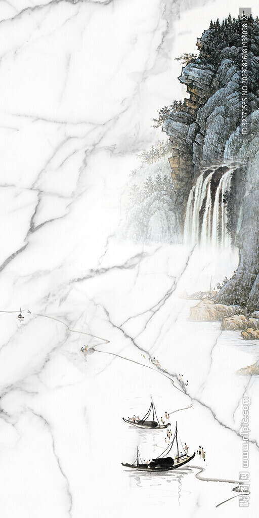 大气 玄关中式新画 Tif分层