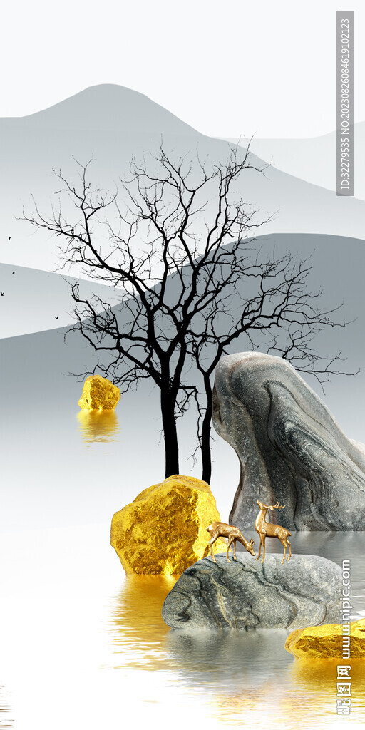 高端 极简新玄关图 TiF分层