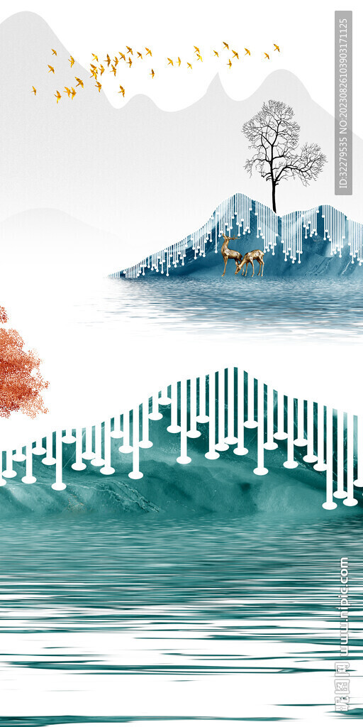 简约 奢雅高档玄关 Tif分层