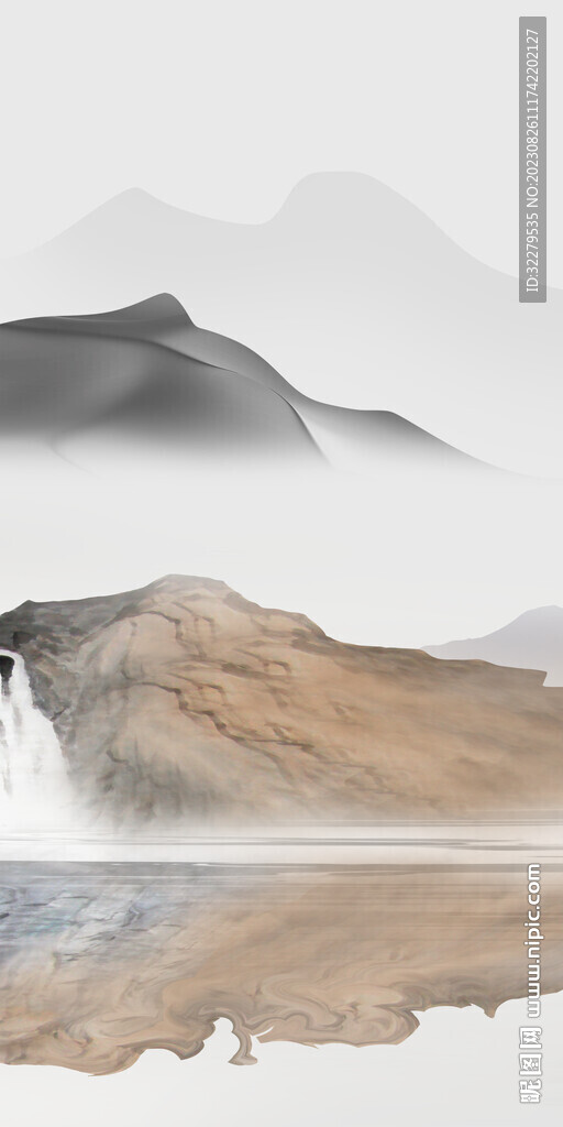 中式 大气清晰玄关 tif分层