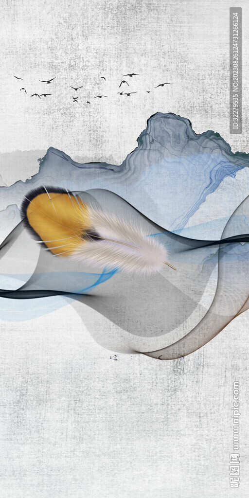 大气 简约新款玄关 TIF分层