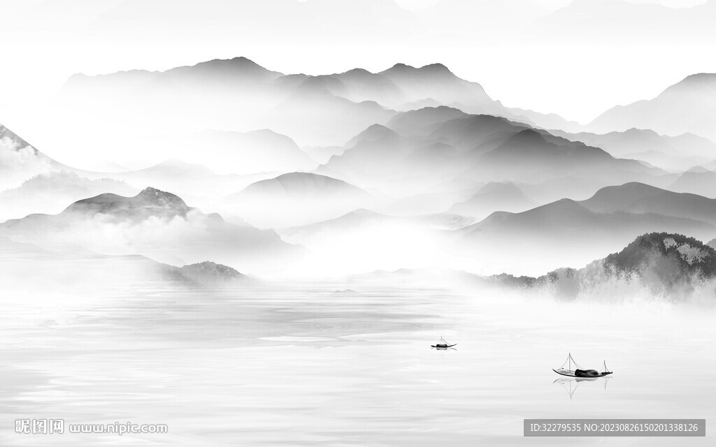 高雅 灰色新品山水 TiF分层