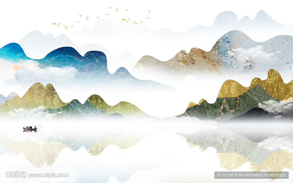 新品 简奢中式山水 TiF分层