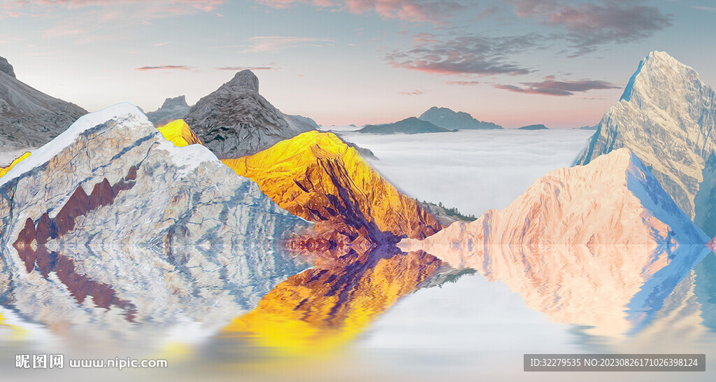 高端 最新中式山水 TiF分层