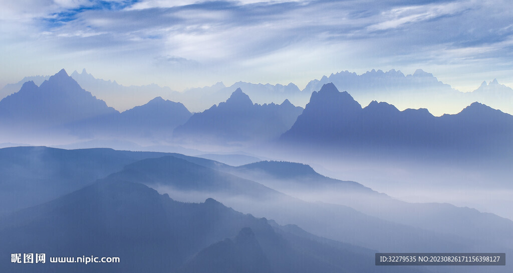 别墅 中式爆款山水 TiF分层