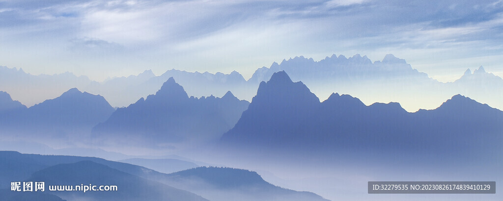 极简 中式新品山水 TiF分层