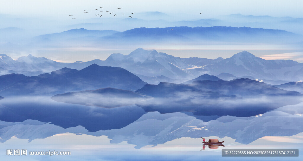 爆款 新品高档山水 TiF分层