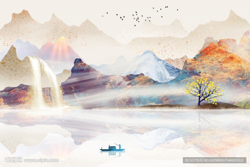 高雅 中式新品山水 TiF分层