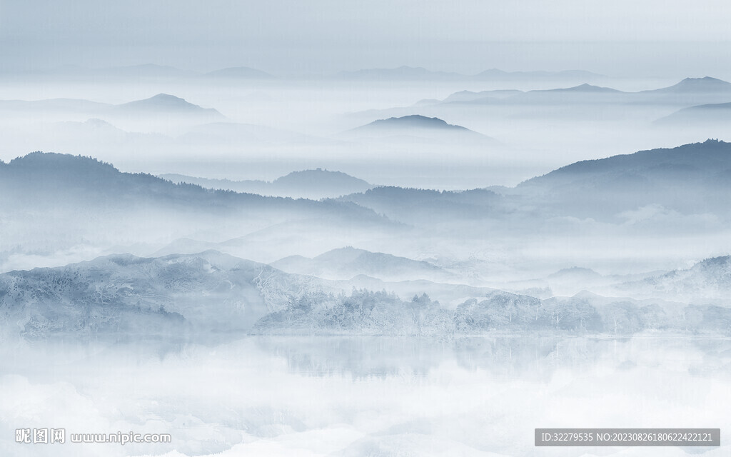 大气 中式新品山水 TiF分层