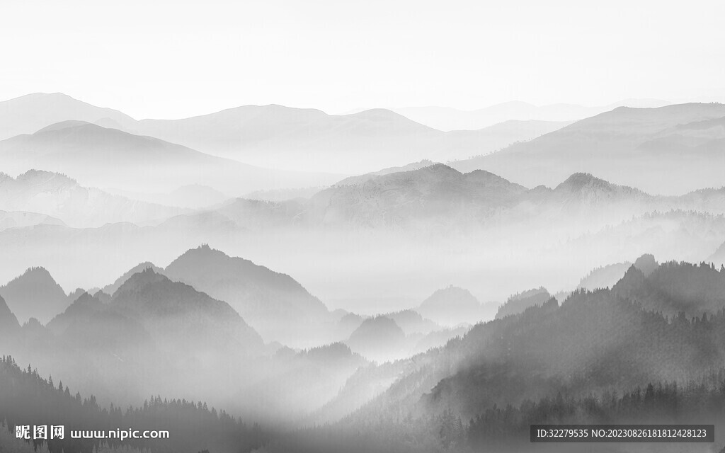 简约 新品高档山水 TiF分层