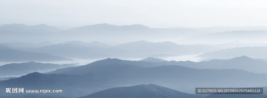 新款 中式高清山水 Tif分层