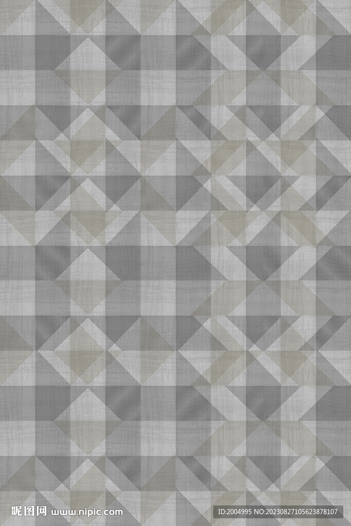 抽象灰色几何地毯