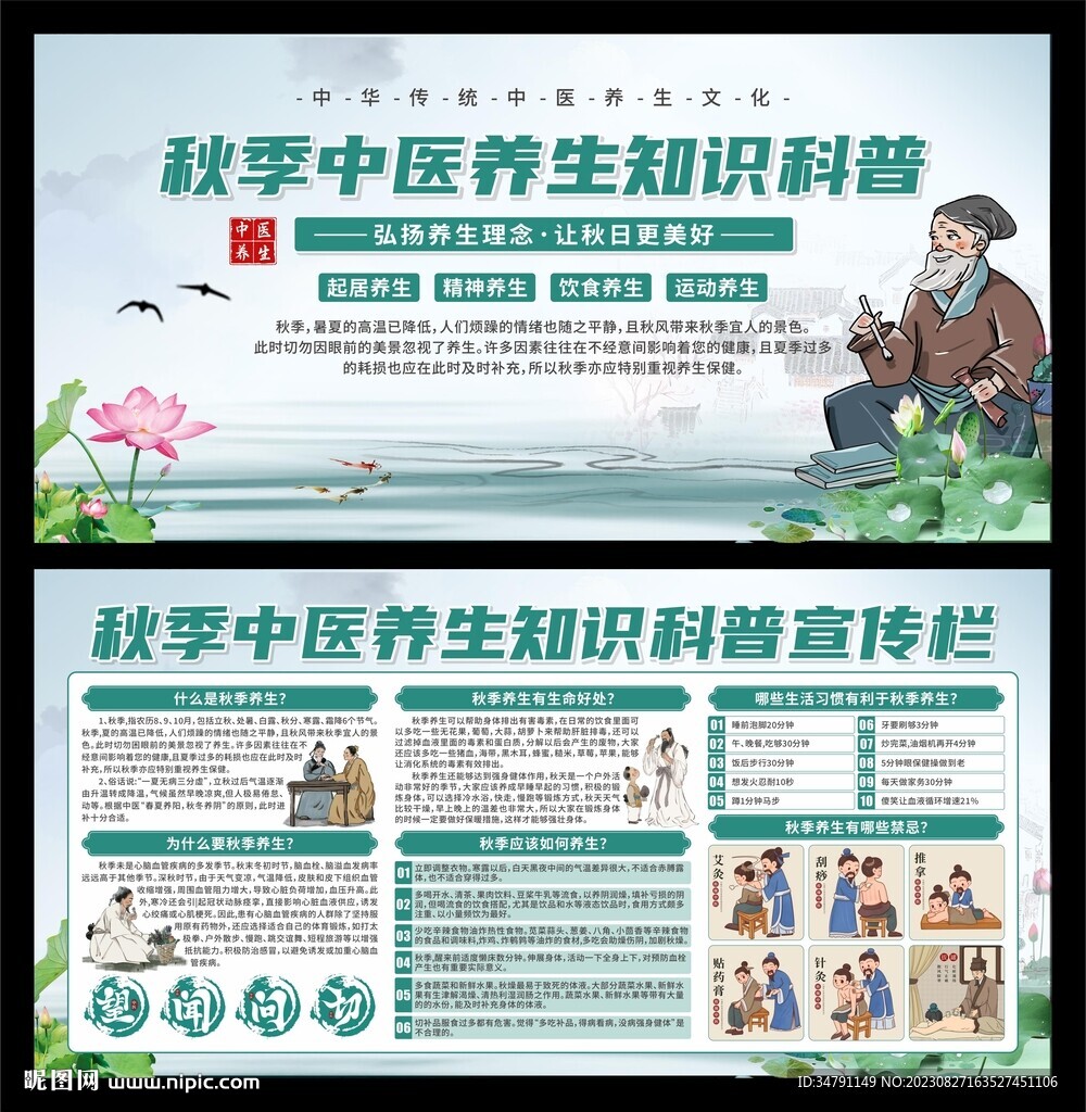 中医中药养生宣传栏