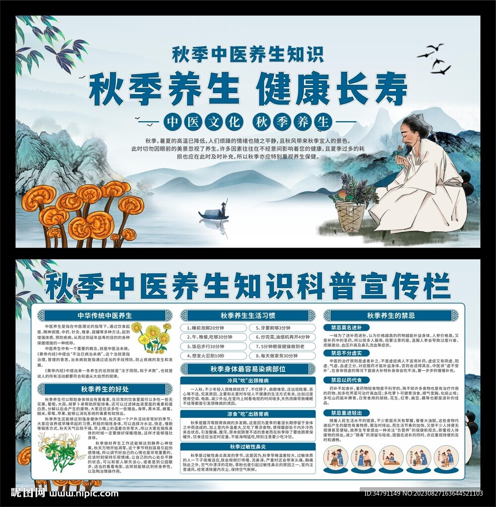 中医中药养生宣传栏