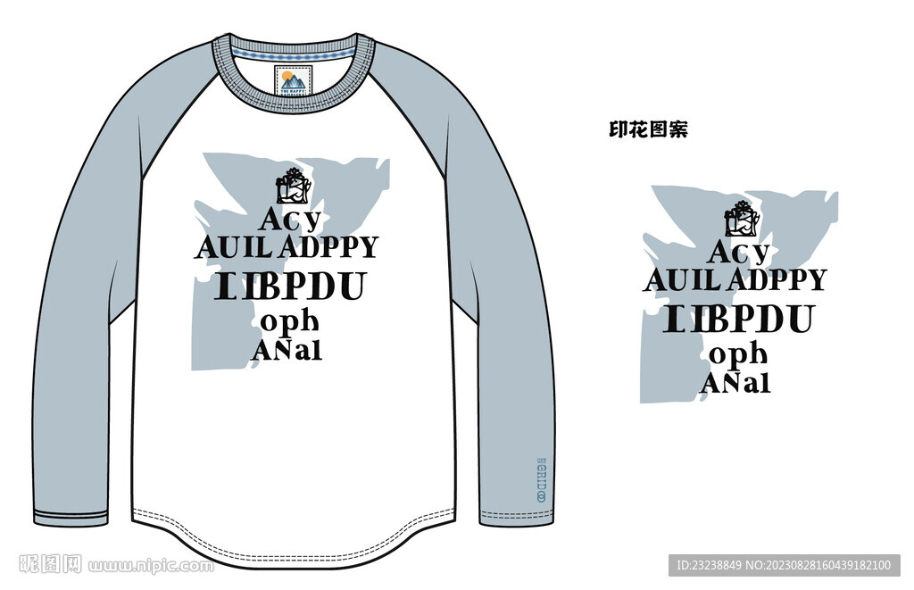 卫衣设计 图案设计 图文图案印