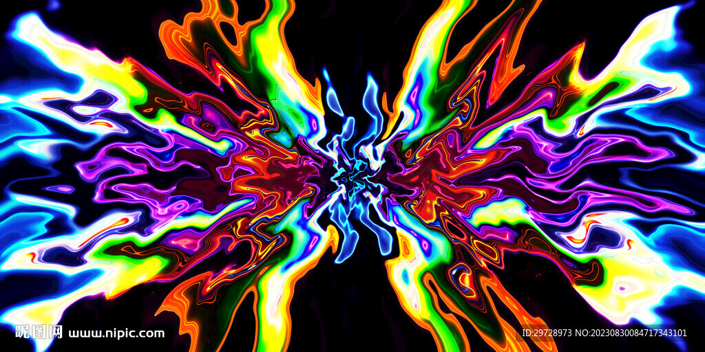 炫酷ktv酒吧壁画背景墙装饰