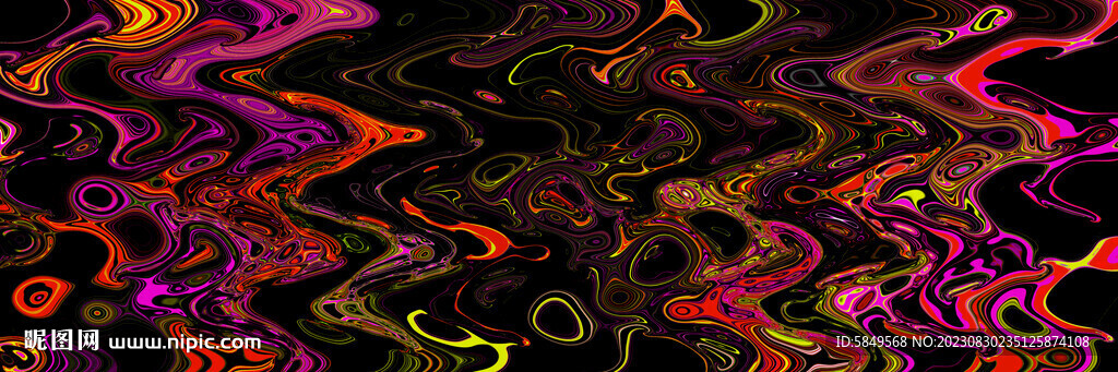 抽象ktv酒吧背景墙