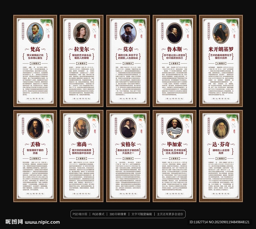 世界十大著名画家